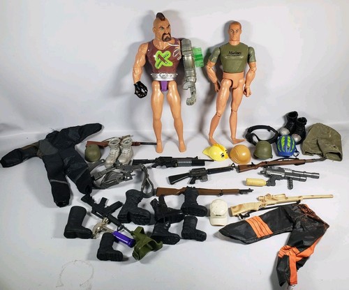 Lot misc figures guns - lot, of